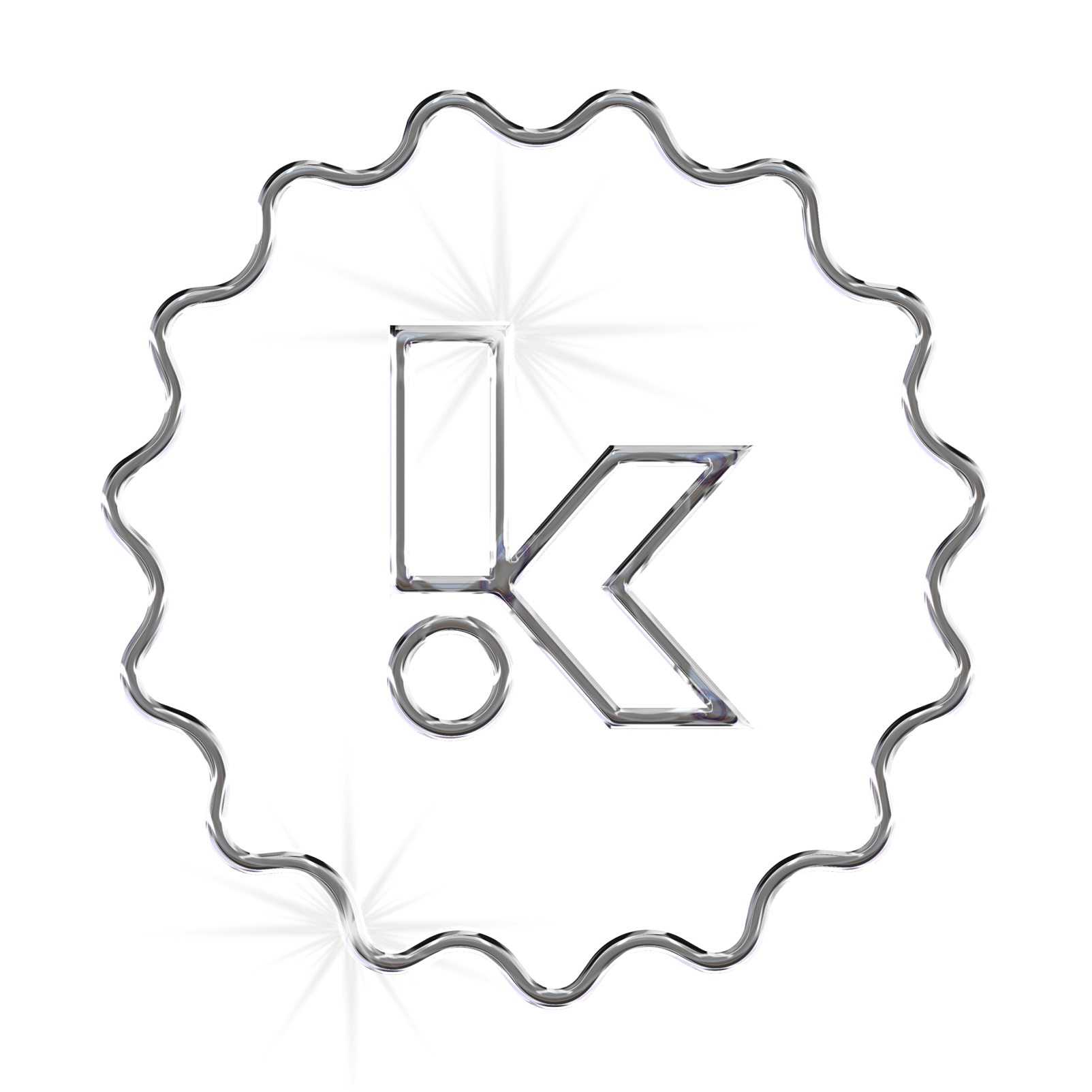 Komo_chrome_badge_shinning